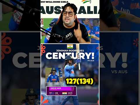 Jemimah Rodrigues 127 runs🔥😱 #indvsaus #harmanpreetkaur #smritimandhana #jemimahrodrigues #cwc2025