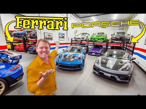 Exploring Hidden Supercar Collection: Ferraris and Porsches in NYC