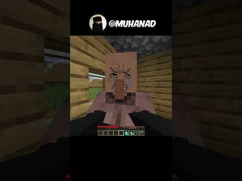 يوم عادي في القرية😌|#minecraft #memes #ميمز #ماين_كرافت #funny #gaming