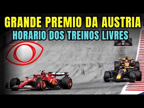 F1 2025 - GP DA AUSTRIA - HORARIO DOS TREINOS LIVRES NO BAND SPORTS