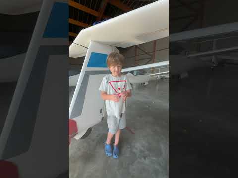 Как начинается дорога в небо! #мечта #планер #сын