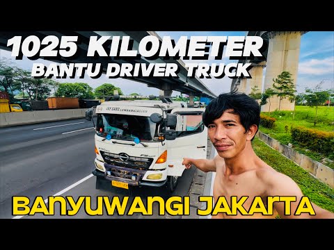 1025 KILOMETER‼️BANTU DRIVER TRUCK PERJALANAN PULANG DARI BANYUWANGI MENUJU JAKARTA 
