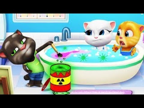 EL GATO TOM Y SUS AMIGOS, TOM  INTOXICA LA PISCINA