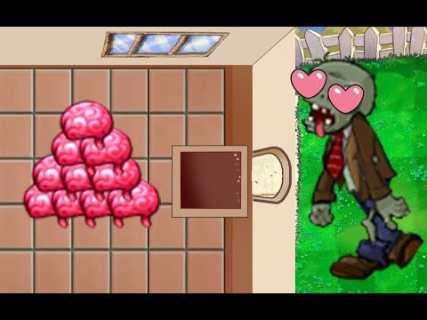 Brain ate zombie！PVZ Funny moments