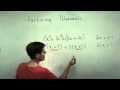 Factoring Four-Term Polynomials by Grouping