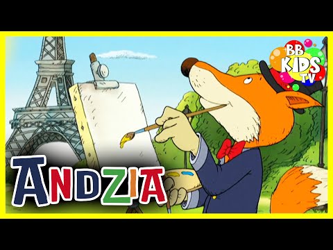 Andzia - Odcinek 21: Niedźwiadek w Paryżu | Bajki edukacyjne