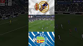 ريال يفوز بهدفين نظفين ضد خيتافي #ريال_مدريد #مباريات_اليوم #خيتافي #shorts #football #foryou