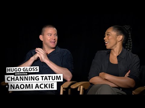 Hugo Gloss entrevista Channing Tatum e Naomi Ackie sobre "Pisque Duas Vezes"