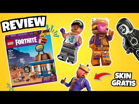 Hamburguesería de LEGO Fortnite / Con SKIN GRATIS / Minifigs