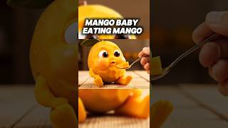 Mango Baby's First Bite! 🥭👶 #shorts