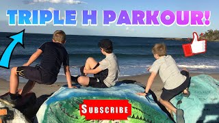 TRIPLE H PARKOUR!