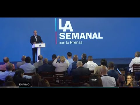 EN VIVO Presidente Luis Abinader en "La Semanal”