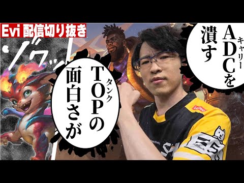 【カ・サンテ vs トランドル】これが理想のタンク像！育ったキャリーを徹底的にマークして集団戦で仕事をさせないえび【SHG Evi】