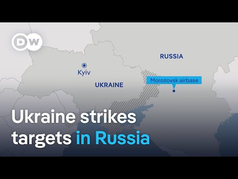 Ukraine claims attacks on Russian submarine, air base | DW News
