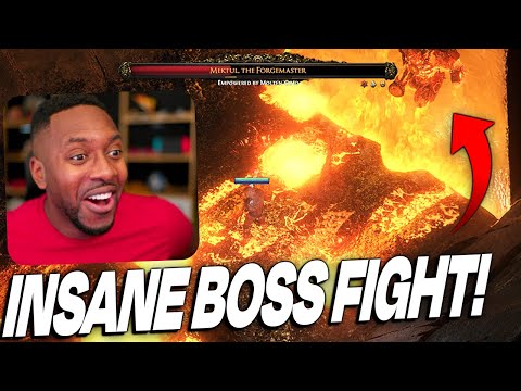 Mektul The Forgemaster Boss Fight Was Amazing! • Path Of Exile 2 Ice Strike Monk Build