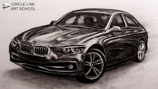 How to Draw a Realistic Car Narrated For Beginners