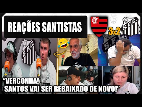 REAÇÕES SANTISTAS - FLAMENGO 3x2 SANTOS - BRASILEIRÃO 2025 - VAMOS RIR DO SANTOS!