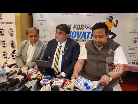 Press Conference by ICC Jammu regarding "Run for Peace" & "Innovation"