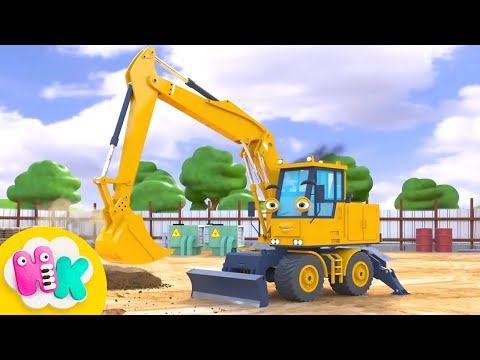 Kepçe çizgi film | İnşaat Arabaları şarkısı | HeyKids - Çocuk şarkıları