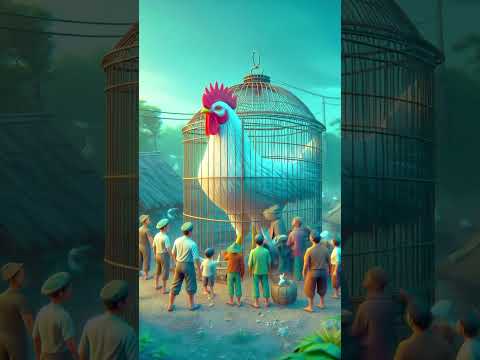 एक बड़ा सा मुर्गा और किसान कि कहानी #aitranding #aitrends2025 #ai #aihanshort