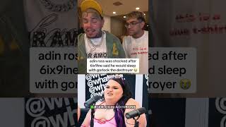 ADIN ROSS WAS SPEECHLESS AFTER WHAT 6IX9INE SAID 🤣 #adinross #shorts