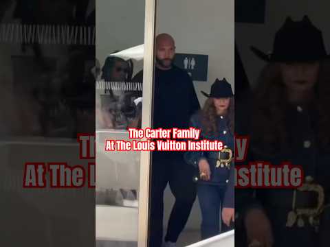 Beyonce Jay Z and Tina Knowles visit  The Louis Vuitton Institute in Paris #tamtonight