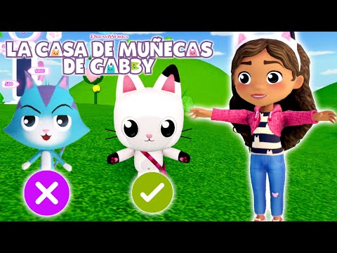 ¡Juguemos a "Gabby Dice" en Roblox! | EL JUEGO OFICIAL DE LA CASA DE MUÑECAS DE GABBY EN ROBLOX