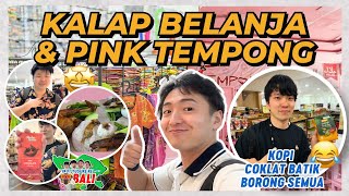 RESTO PINK?!?😋 PERTAMA KALI COBA MAKAN PINK TEMPONG & KALAP BELANJA OLEH2