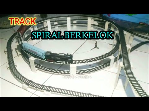 Tes Layout Rail King Custom Track Spiral Berkelok