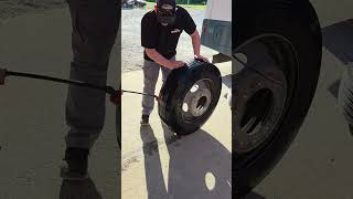 Tire dropped to 58 PSI… 😳 RV travel day
