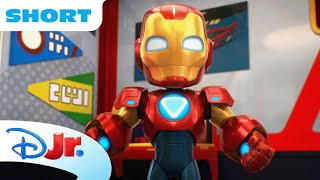 Meet Tony Stark and tour the IQ! 🦾 | Meet Iron Man and his Awesome Friends | NEW SERIES |@disneyjr