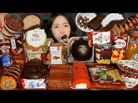 신상으로 가득채운🍫 편의점 초콜릿 디저트 먹방 ASMR | KOREAN CONVENIENCE STORE CHOCOLATE DESSERT MUKBANG