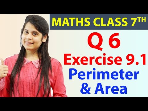 Q 6, Ex 9.1 - Perimeter & Area - Chapter 9, Maths Class 7th - NCERT, CBSE