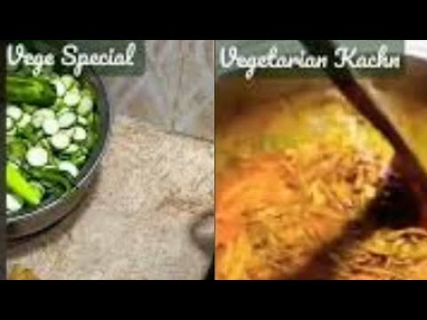 zucchini vegetarian Recipe VS Kachnar for Vegetarian.