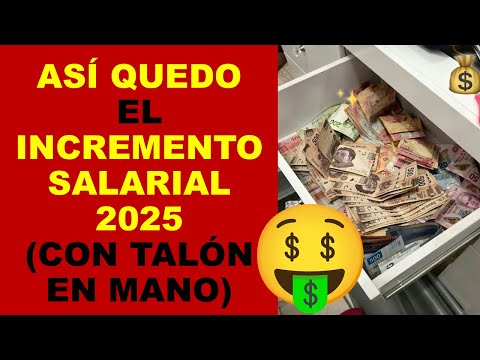 Soy Docente: ASÍ QUEDO EL INCREMENTO SALARIAL 2025 (CON TALÓN EN MANO)