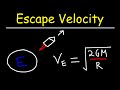 Escape Velocity and Gravitational Concepts
