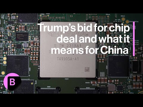 YouTube video thumbnail: What a Trump Bid for Cut of Chip Revenue Means for China