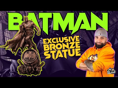 The Exclusive Batman Deluxe Bronze Anniversary Statue by Iron Studios Review!