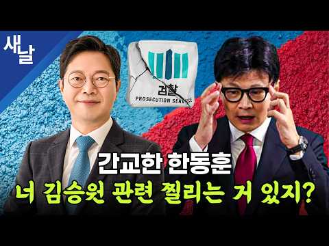 간교한 한동훈, <strong>너</strong> 김승원 관련 찔리는 거 있지?