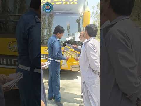 Traffic police strict action against busses traffic police very good step traffic warden chalan