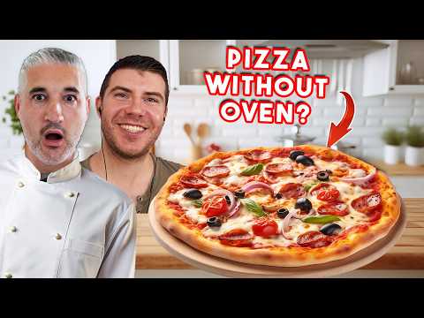 Italian Chef & Chef James React to Chef Ranveer's TAWA PIZZA (No Oven Pizza)