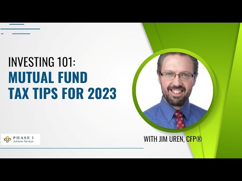 Investing 101: Mutual Funds & Capital Gains Tax | Reduce your capital gains tax in a down year 2023