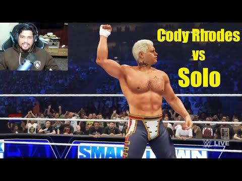 WWE 2k24 Cody Rhodes VS. Solo Sikoa VS. All SmackDown In Hindi Gameplay