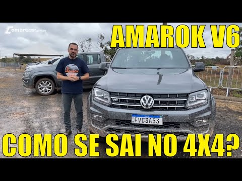 Volkswagen Amarok V6 - Como a picape se sai no 4x4?