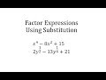 Factoring Trinomials and Expressions