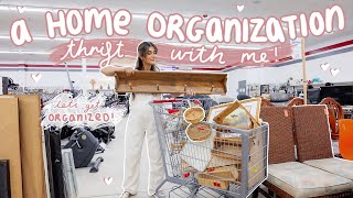 THRIFTING CUTE HOME ORGANIZATION finds 🏠 shelves, racks, baskets, decor + more!