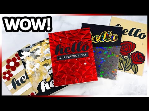 5 Easy Cardmaking Techniques That Bring A WOW FACTOR To Any Paper Craft