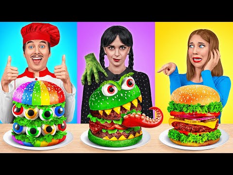 Wednesday vs Grandma Cooking Challenge | Smart Gadgets vs Hacks by TeenDO Challenge