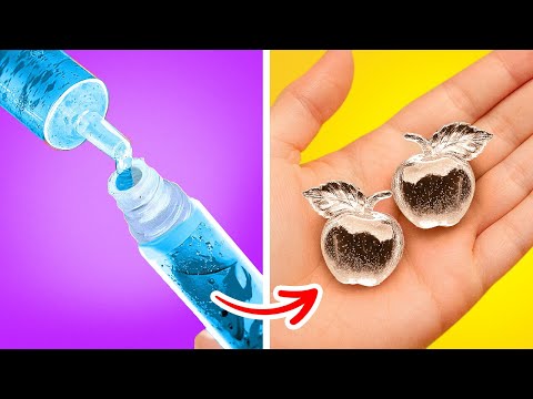 AWESOME POLYMER CLAY AND EPOXY RESIN HACKS! || Smart Drawing DIY Ideas By 123 GO! GOLD