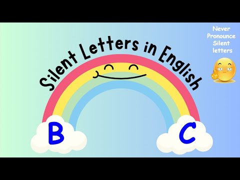 Silent Letters in English from A-Z (PART - 2) | List of Words with Silent Letters | Pronunciation